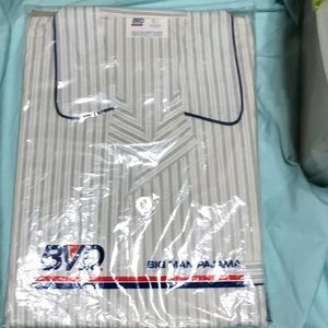 New Vintage BVD men’s pajamas big and tall chest 48-50 snap bottoms